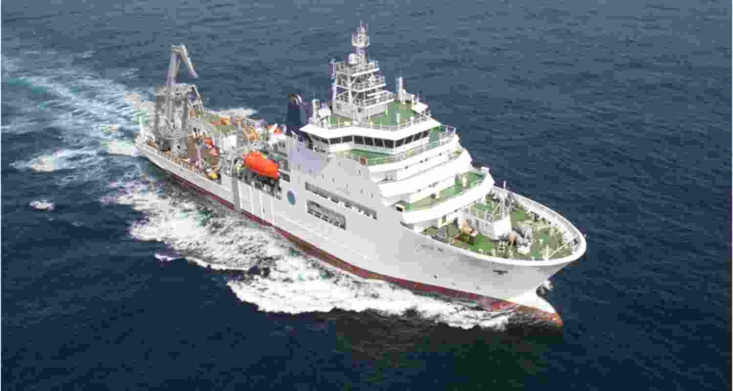 Indian research vessel RV Samudra Ratnakar. Indian research vessel RV Samudra Ratnakar.