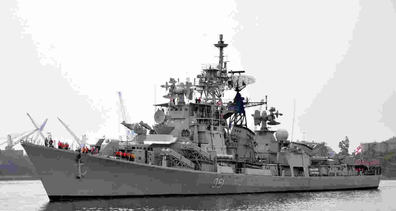 A file photo of INS Rajput.