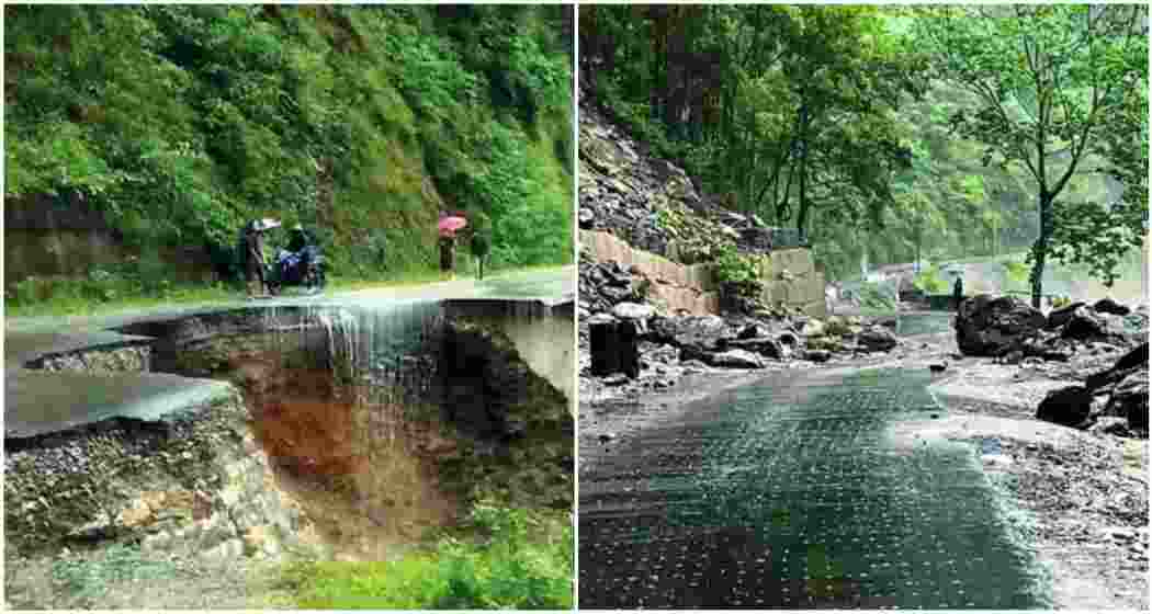 Glimpses of NH-10, the lifeline connecting Sikkim with the rest of India.