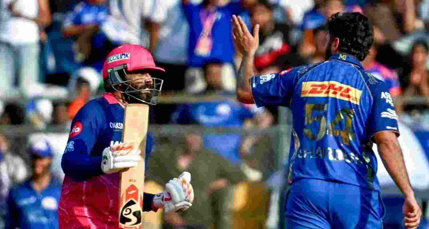 The hosts, Mumbai Indians, were restricted to 175 for 9 in their allotted 20 overs.