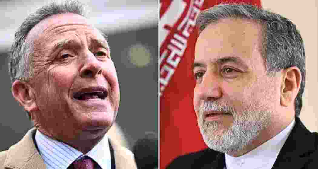 US envoy Steve Witkoff (left) and Iran's Foreign Minister Abbas Araghchi took part in the talks.