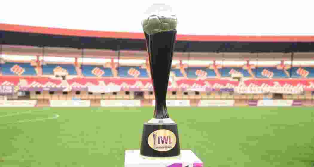 The IWL trophy in display.