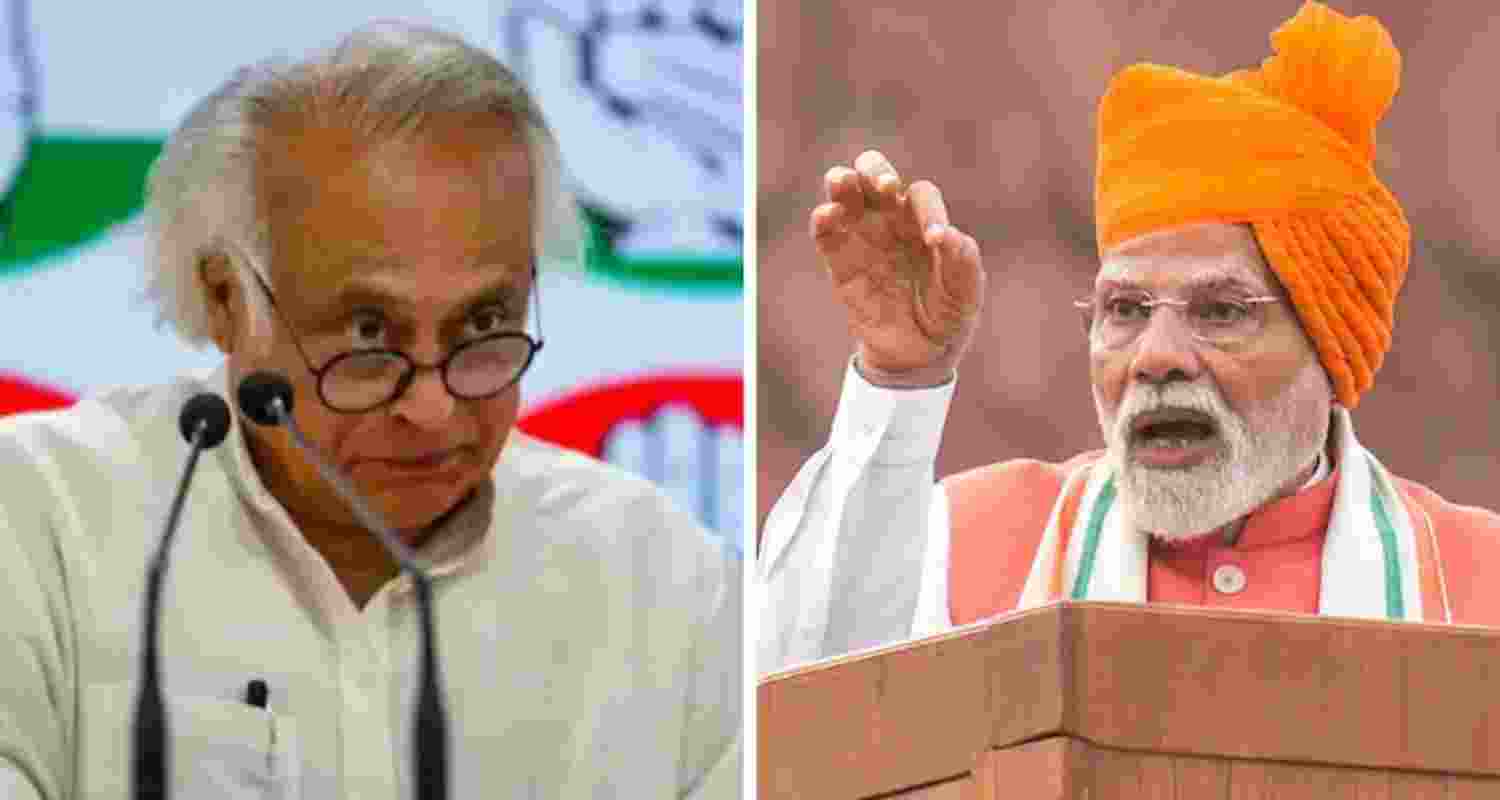 Jairam Ramesh made the remarks in a post on X while responding to PM Modi’s Independence Day speech from the Red Fort on Friday. 