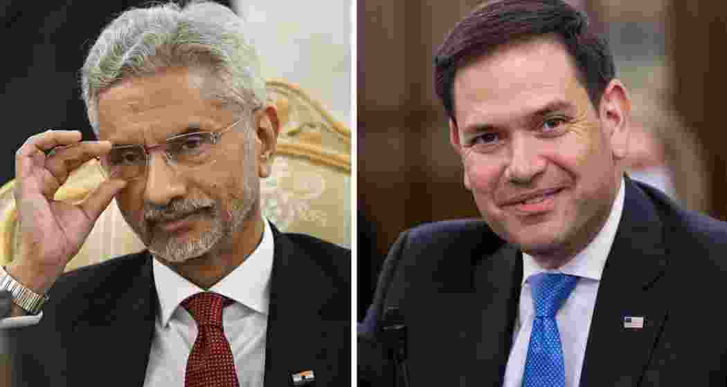 External Affairs Minister S Jaishankar (left) and US Secretary of State Marco Rubio (right). 