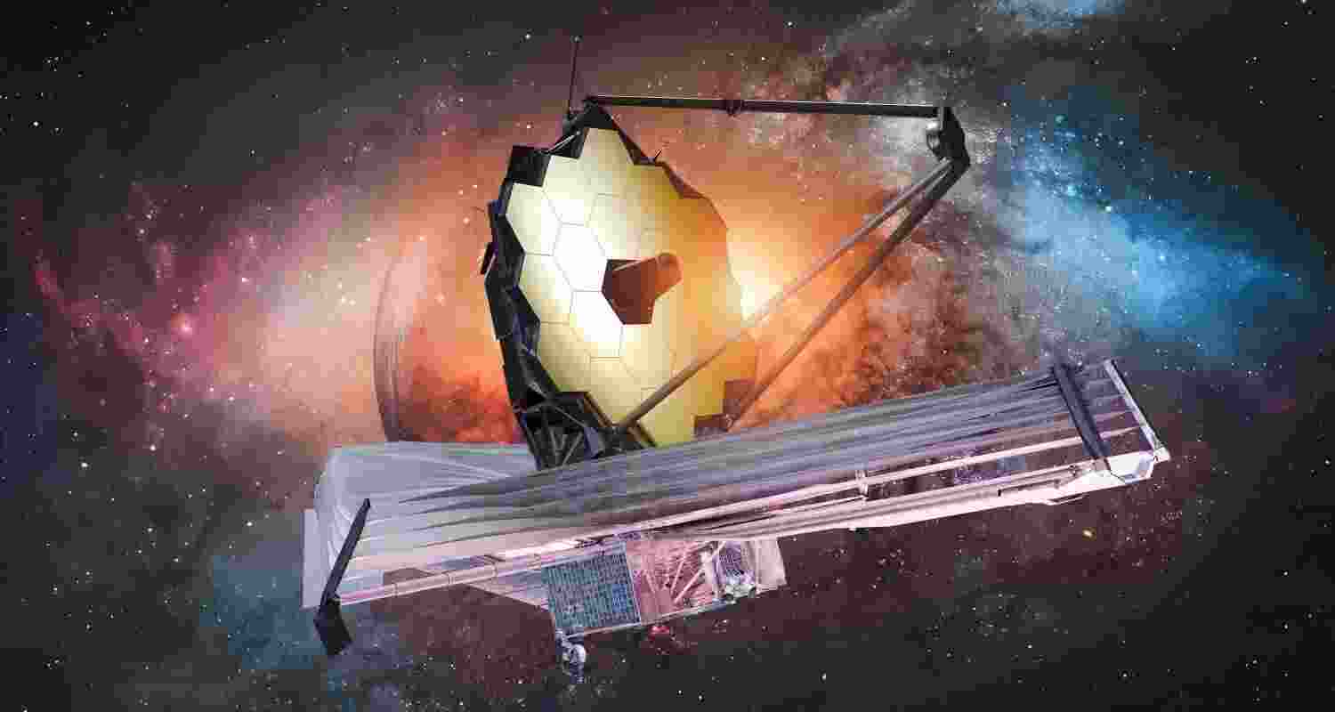 The James Web Space Telescope. The James Web Space Telescope.