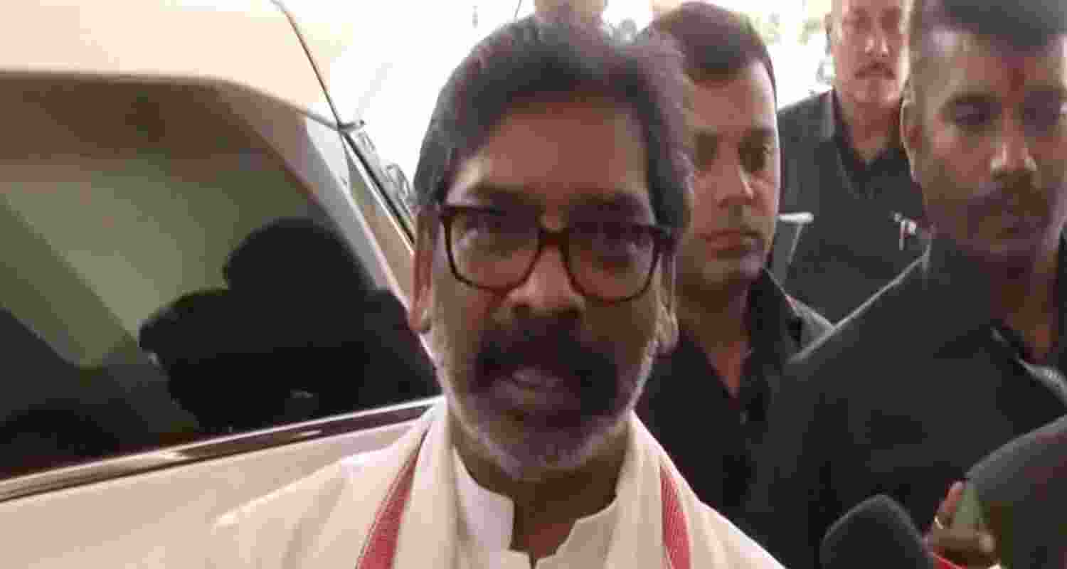 Jharkhand CM Hemant Soren - file image.