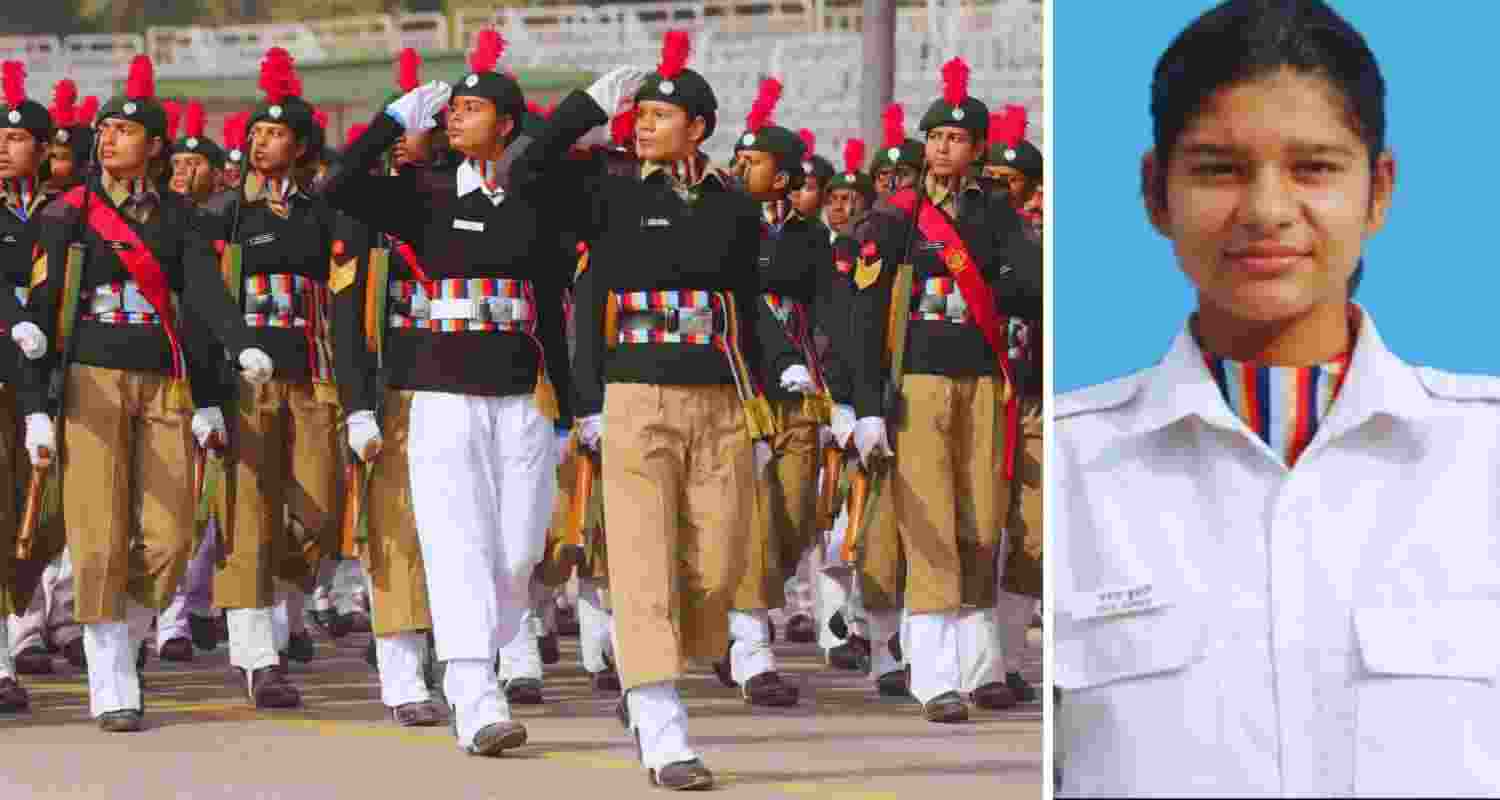 Ekta Kumari to lead NCC girls' contingent at the Kartavya Path during the R-Day parade in New Delhi. 