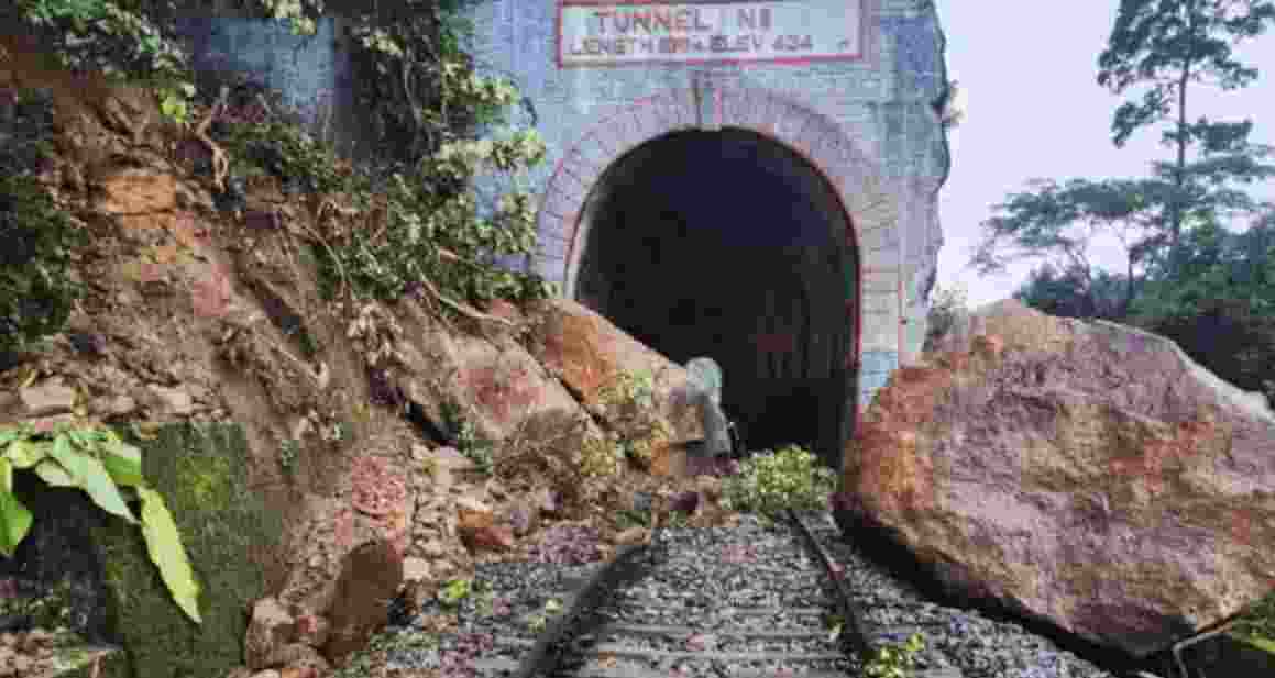 Karnataka landslide disrupts key train operations Karnataka landslide disrupts key train operations