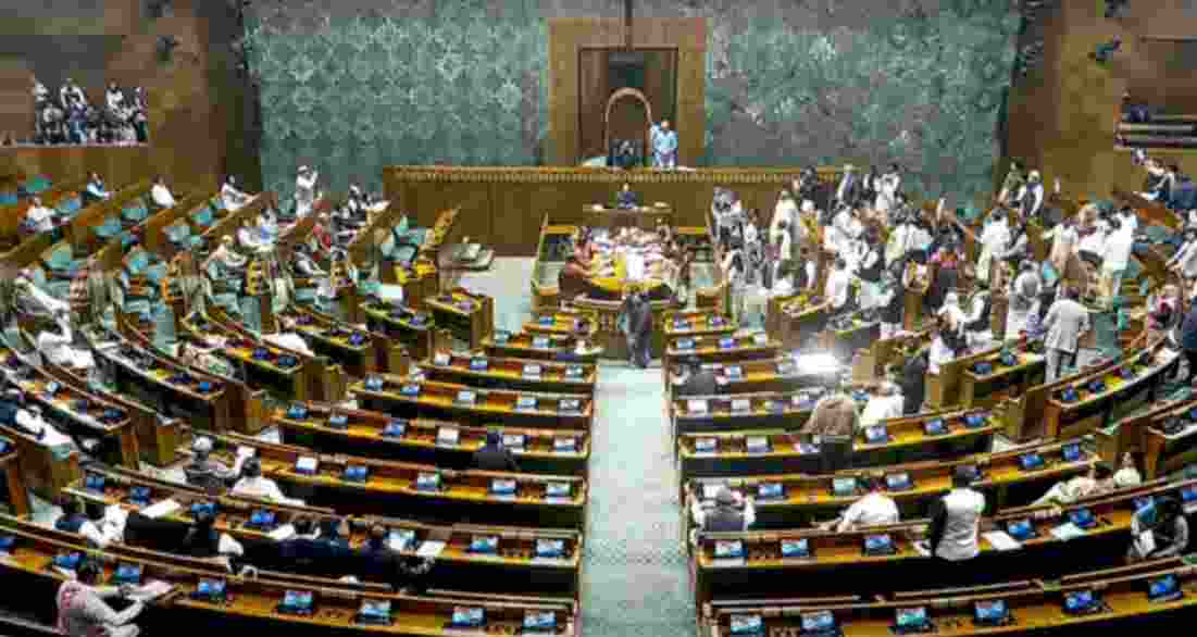 LS adjourned amid row over Shah's remarks on Ambedkar LS adjourned amid row over Shah's remarks on Ambedkar