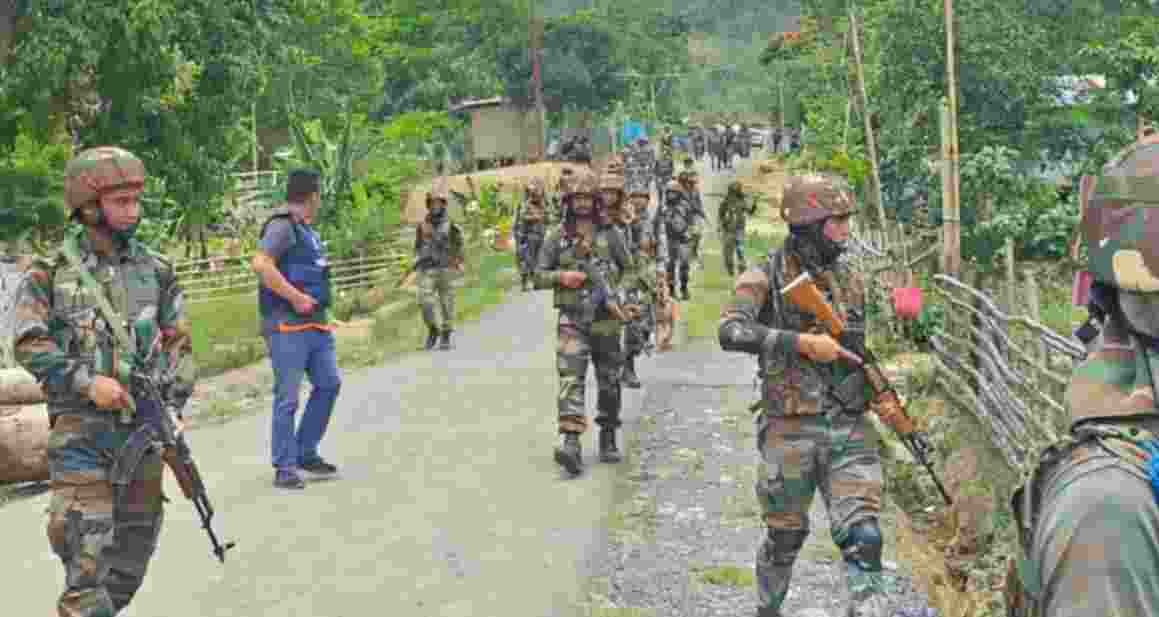 Manipur forces recover 35 arms, ammunition in raids Manipur forces recover 35 arms, ammunition in raids