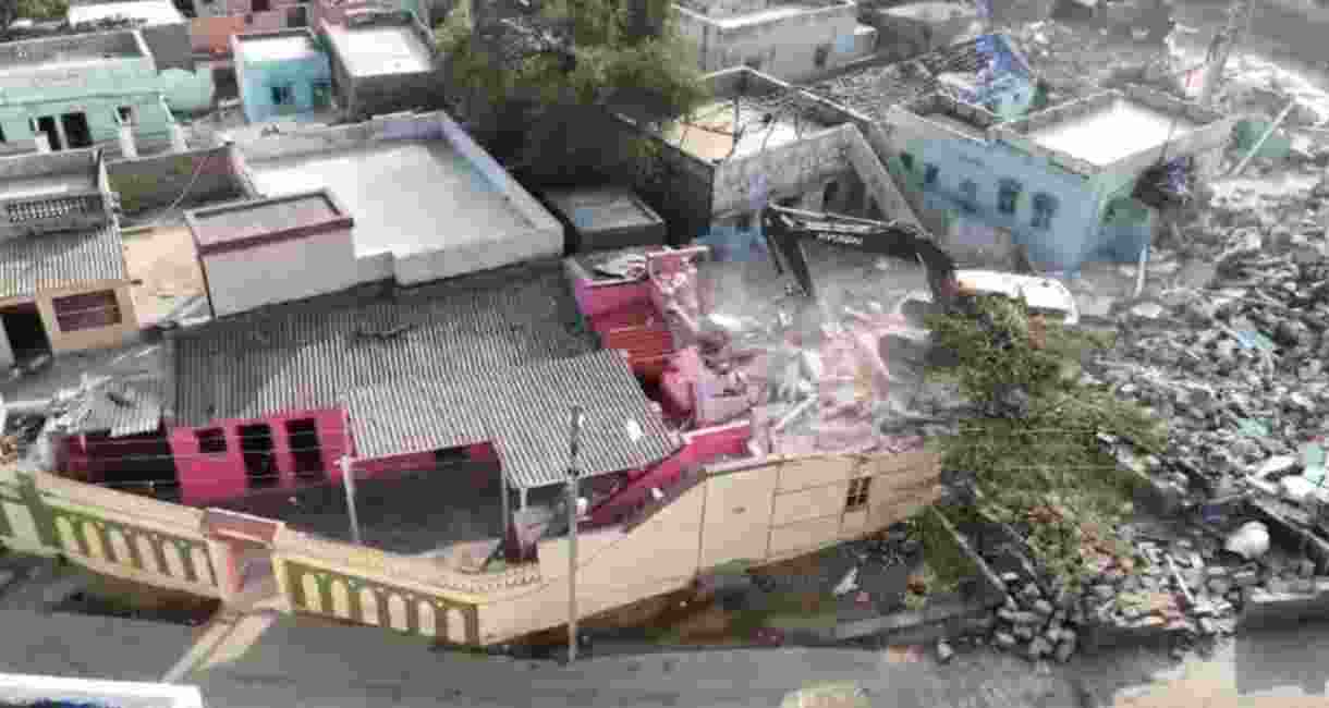 Gujarat police launch mega demolition in Beyt Dwarka