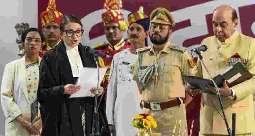 Justice Meenakshi Madan Rai takes oath as Chief Justice of the Patna High Court on Friday, becoming the first woman from Northeast India to lead a High Court.