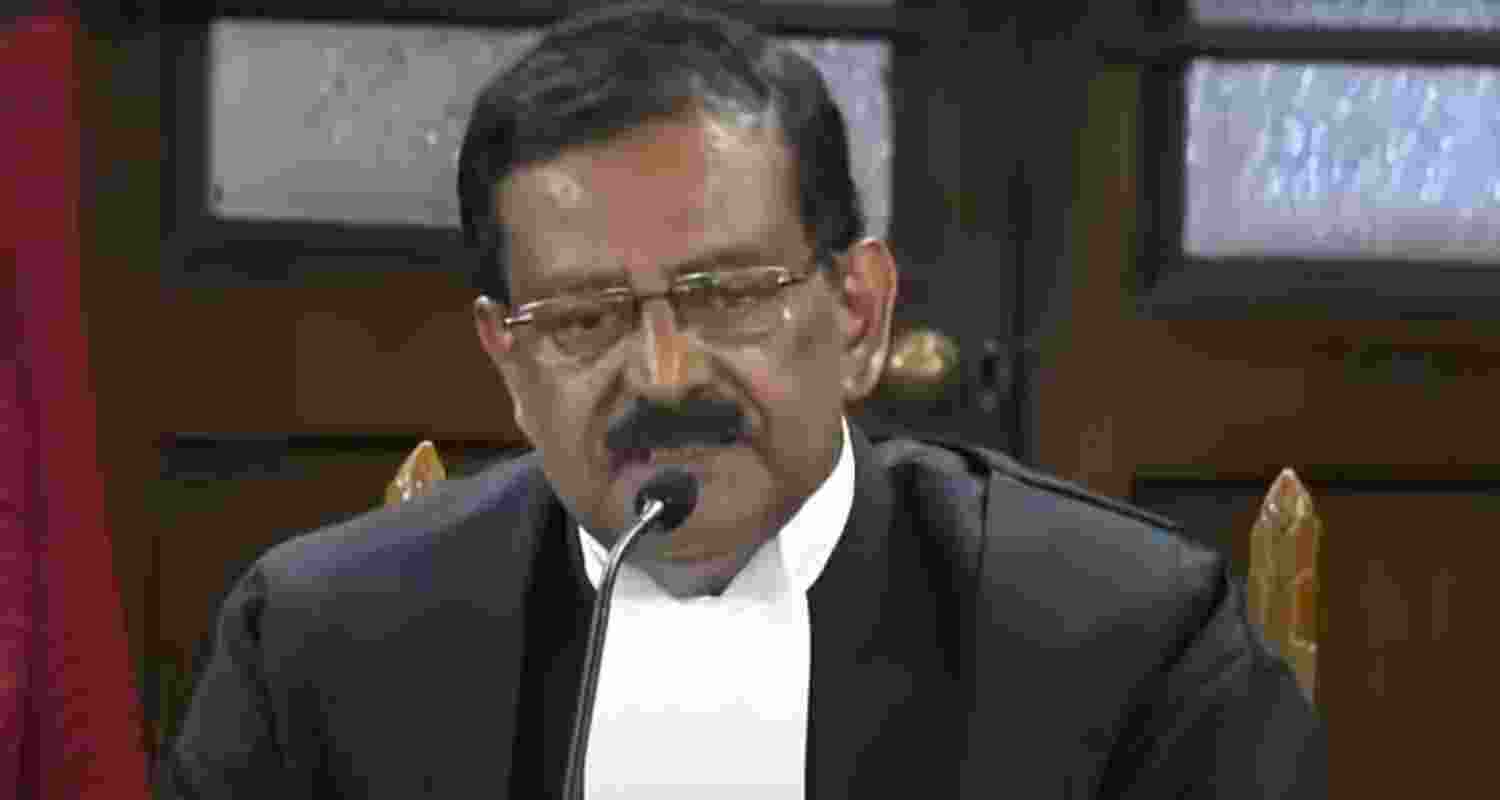 Justice Rabindranath Samanta - file image.