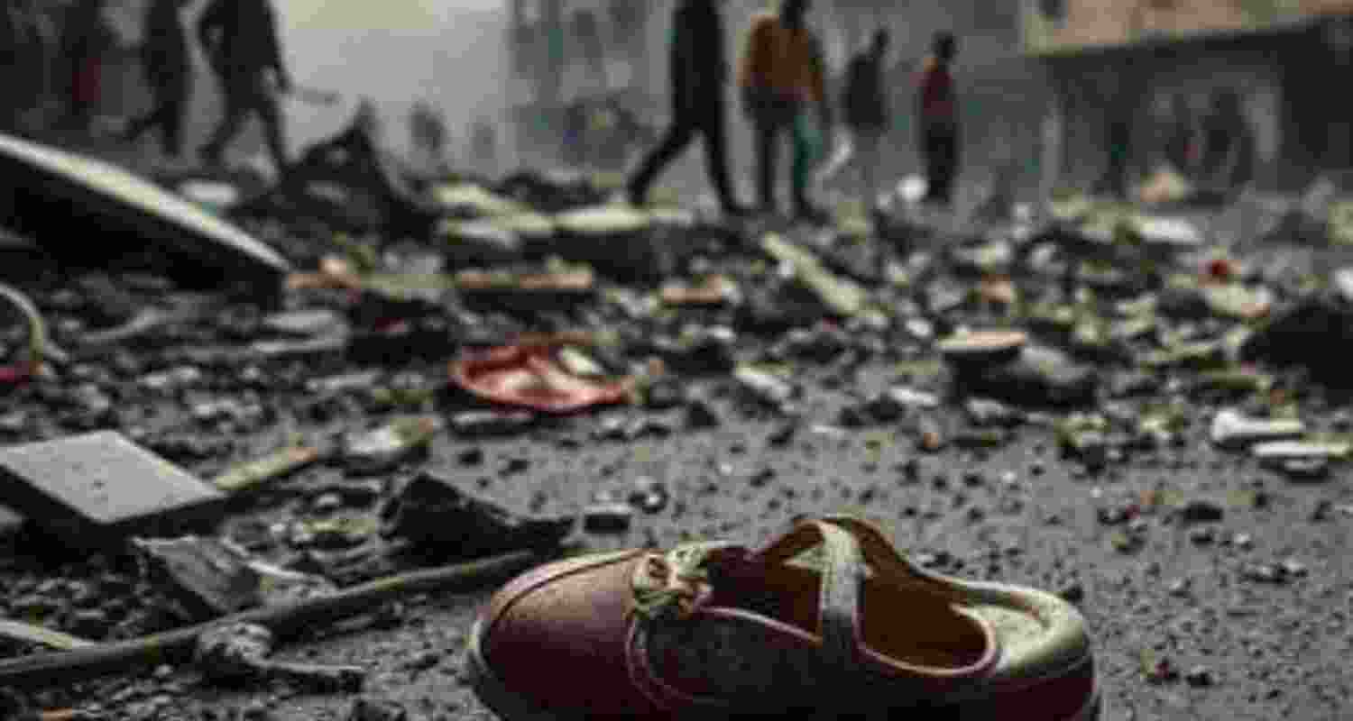 The spot in Kaliganj where the bomb blast occurred.