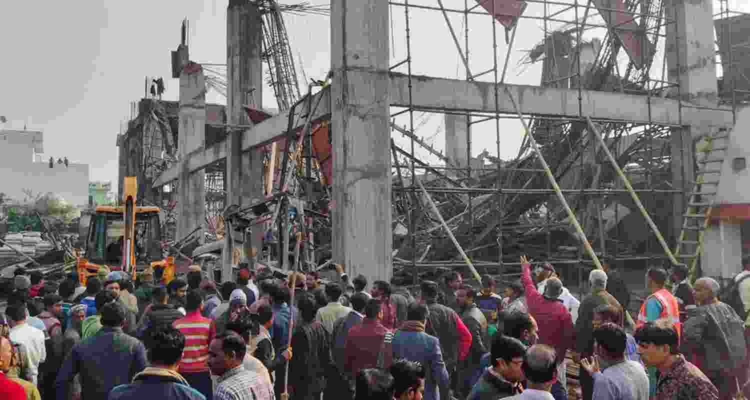 Building collapse at Kannauj: Rescue operations underway Building collapse at Kannauj: Rescue operations underway