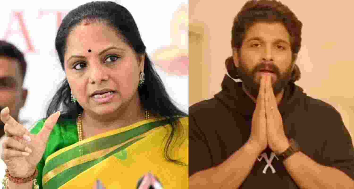 Kavitha hits out at Telangana govt over Allu Arjun controversy