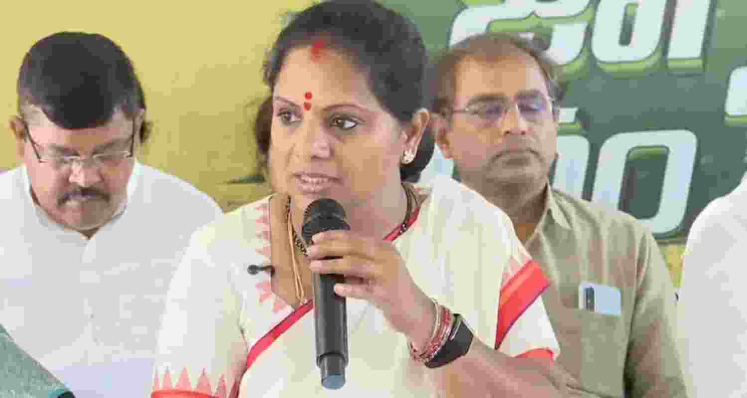 Former BRS leader K Kavitha - file image.