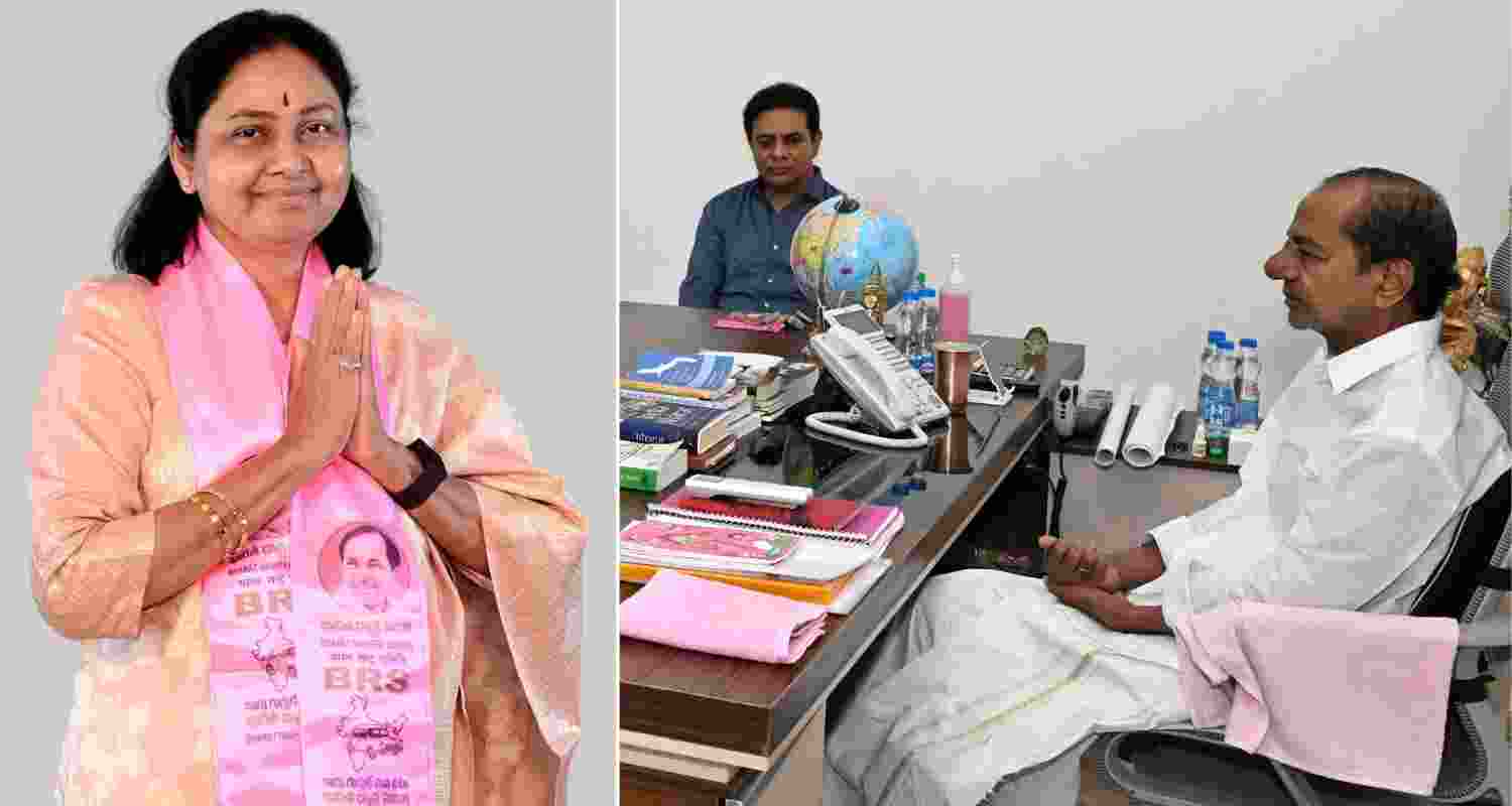 BRS fields Maganti Sunita for Jubilee Hills bypoll