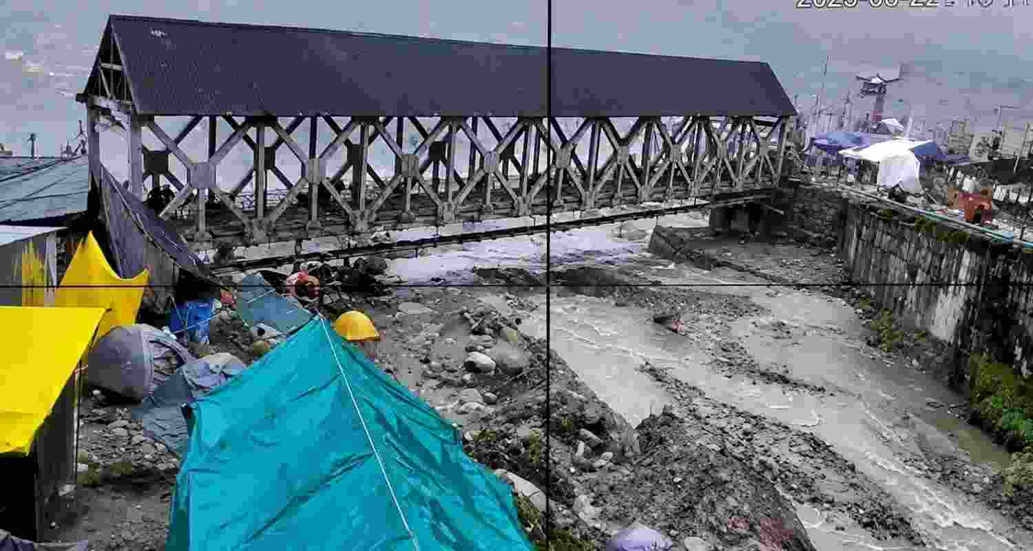 Heavy rain triggered a landslide blocking the Kedarnath Highway near Sonprayag. Debris clearance is underway as the Char Dham Yatra continues.