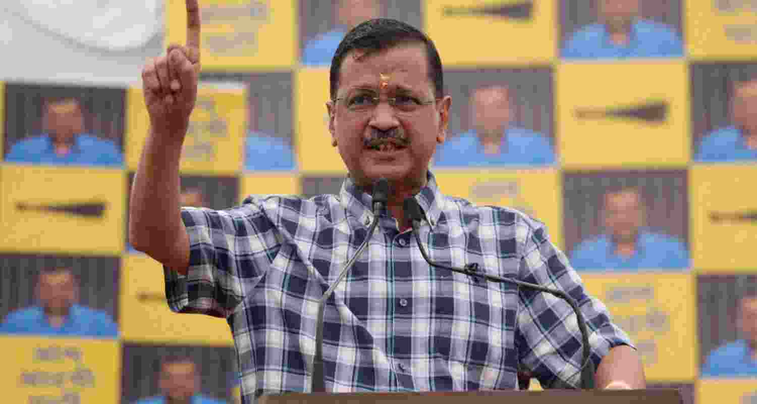 AAP national convener and former Delhi Chief Minister Arvind Kejriwal.