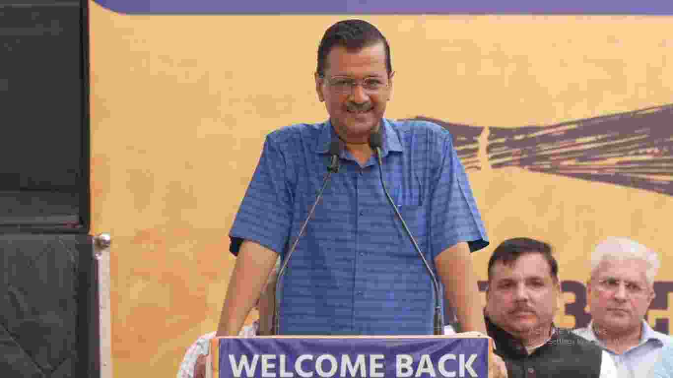 Delhi Chief Minister Arvind Kejriwal, who stepped out of Tihar Jail on Friday, September 13, after the Supreme Court ordered his release on bail in connection with a now-scrapped liquor policy case, said on Sunday while addressing party workers that he would resign from his post in the next 48 hours. Delhi Chief Minister Arvind Kejriwal, who stepped out of Tihar Jail on Friday, September 13, after the Supreme Court ordered his release on bail in connection with a now-scrapped liquor policy case, said on Sunday while addressing party workers that he would resign from his post in the next 48 hours.