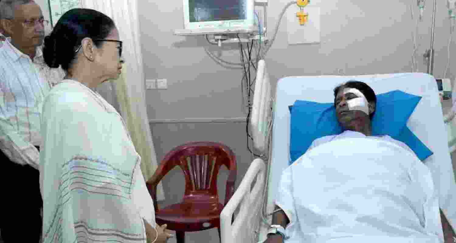 Chief Minister Mamata Banerjee met BJP MP Khagen Murmu. After speaking to doctors, she said, “I have met the MP. His condition is stable now. He is a patient of diabetes and doctors are trying to control his sugar-level parameter.”