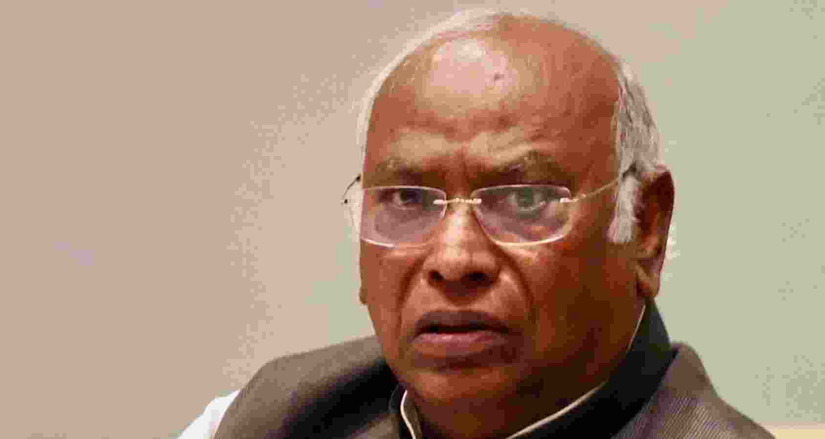 Congress President Mallikarjun Kharge. File photo.