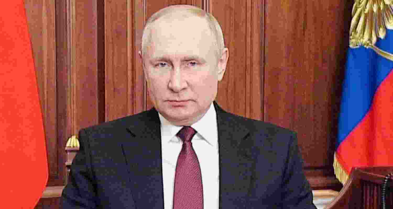 President of Russia Vladimir Putin - file image.  