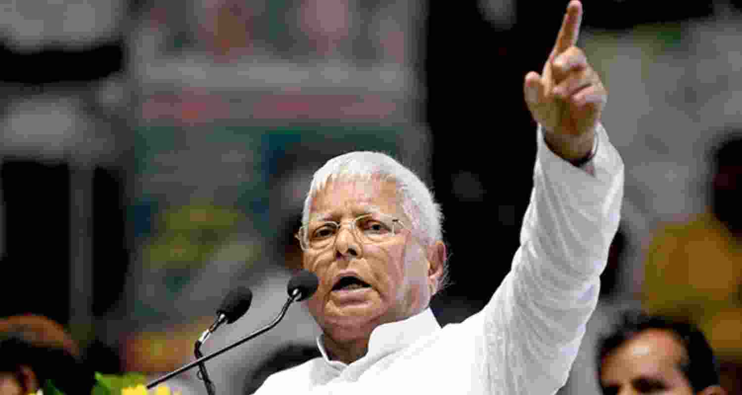 Lalu re-elected RJD president at 78