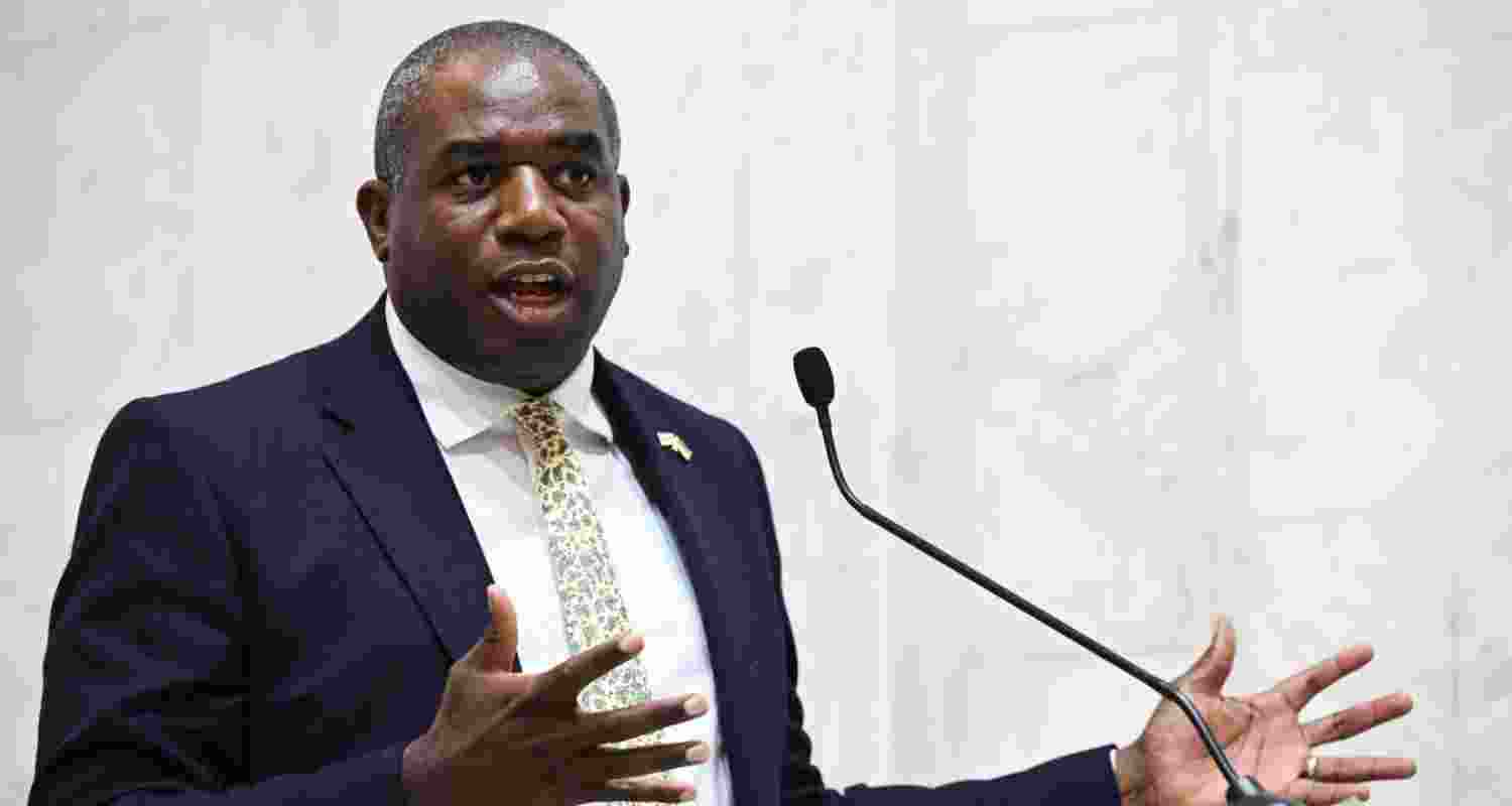 British Foreign Secretary David Lammy. Image: X