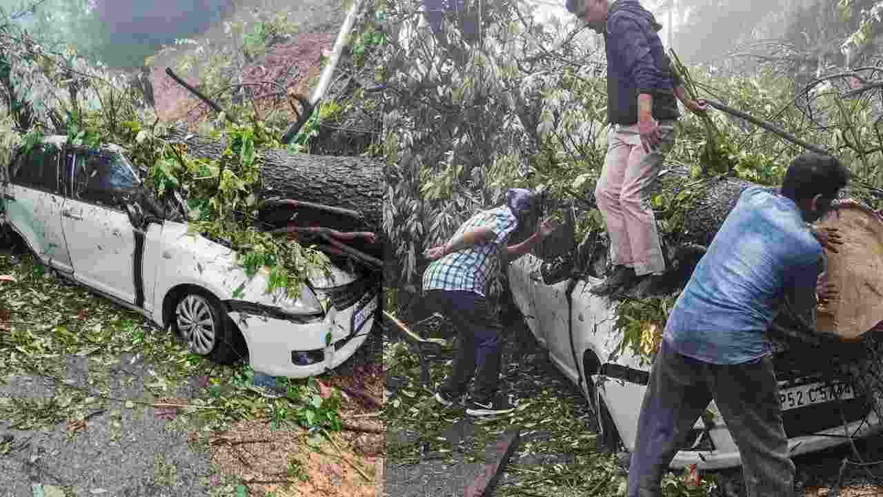 Landslide in Shimla; 822 roads shut in Himachal amid downpour