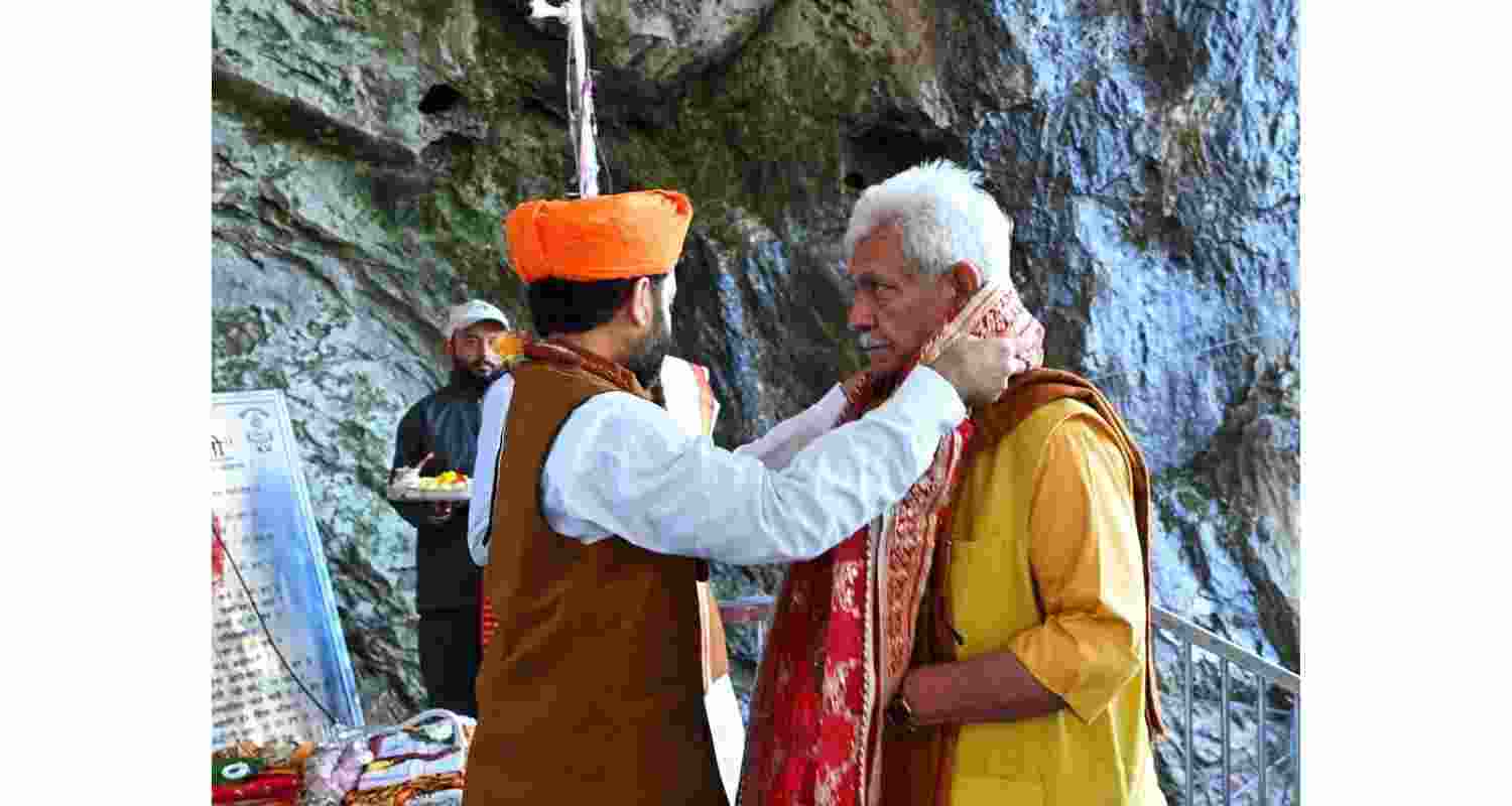 Jammu and Kashmir Lieutenant Governor Manoj Sinha 