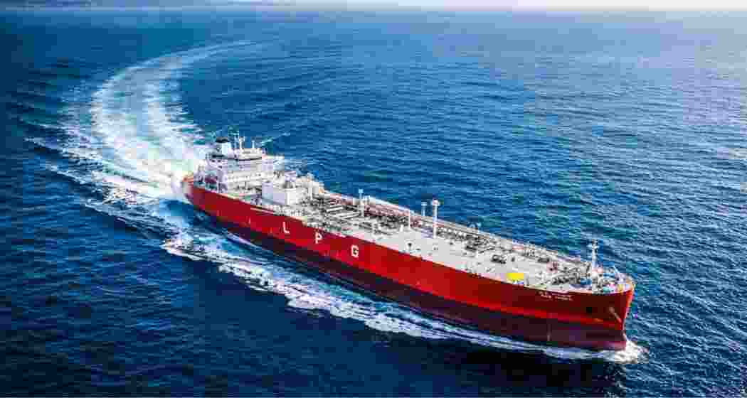 An oil tanker navigating the sea. (Representational image)