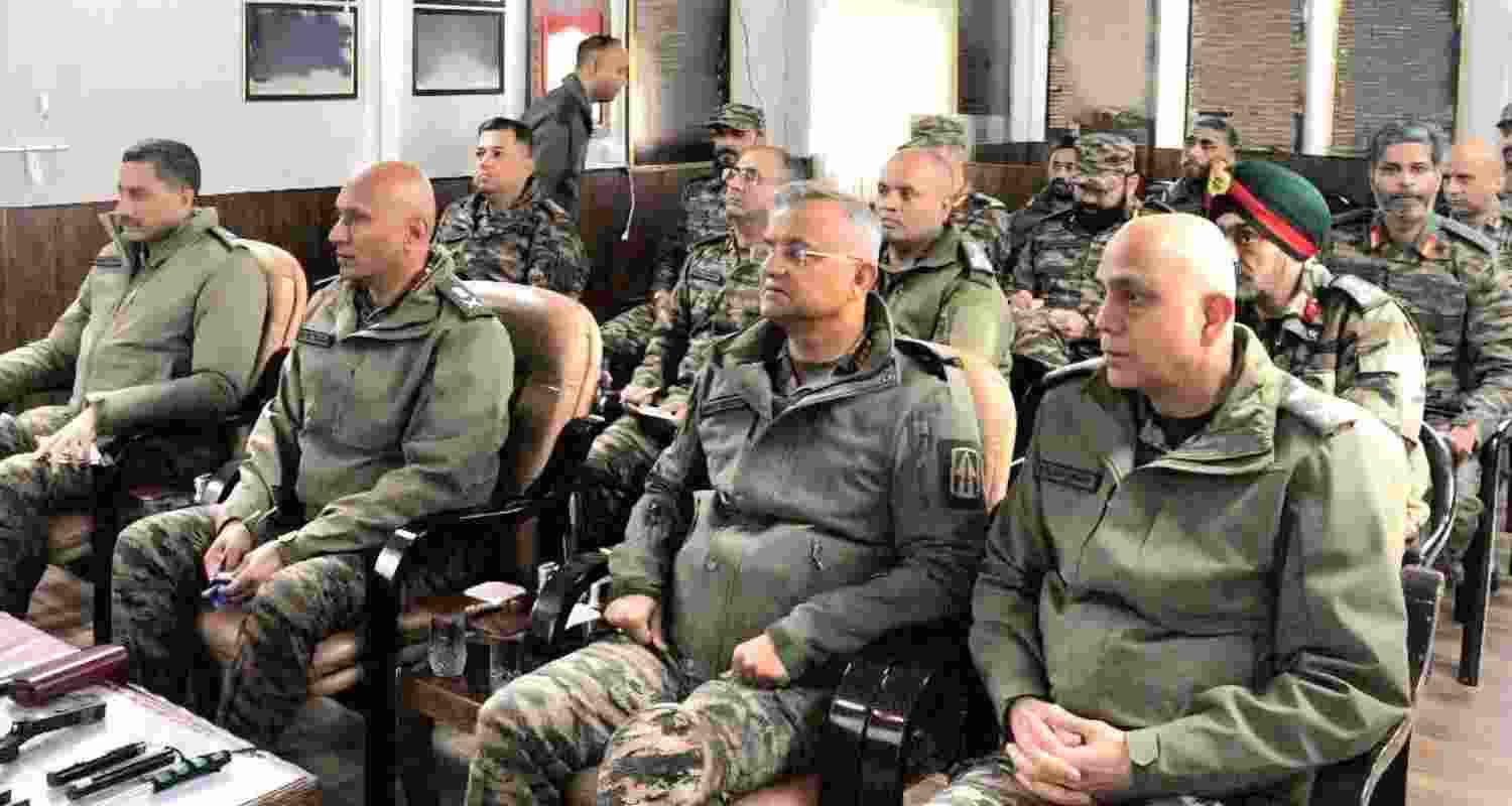 Pratik Sharma reviews operational readiness in North Kashmir, lauds troops for maintaining security along LoC and IB.