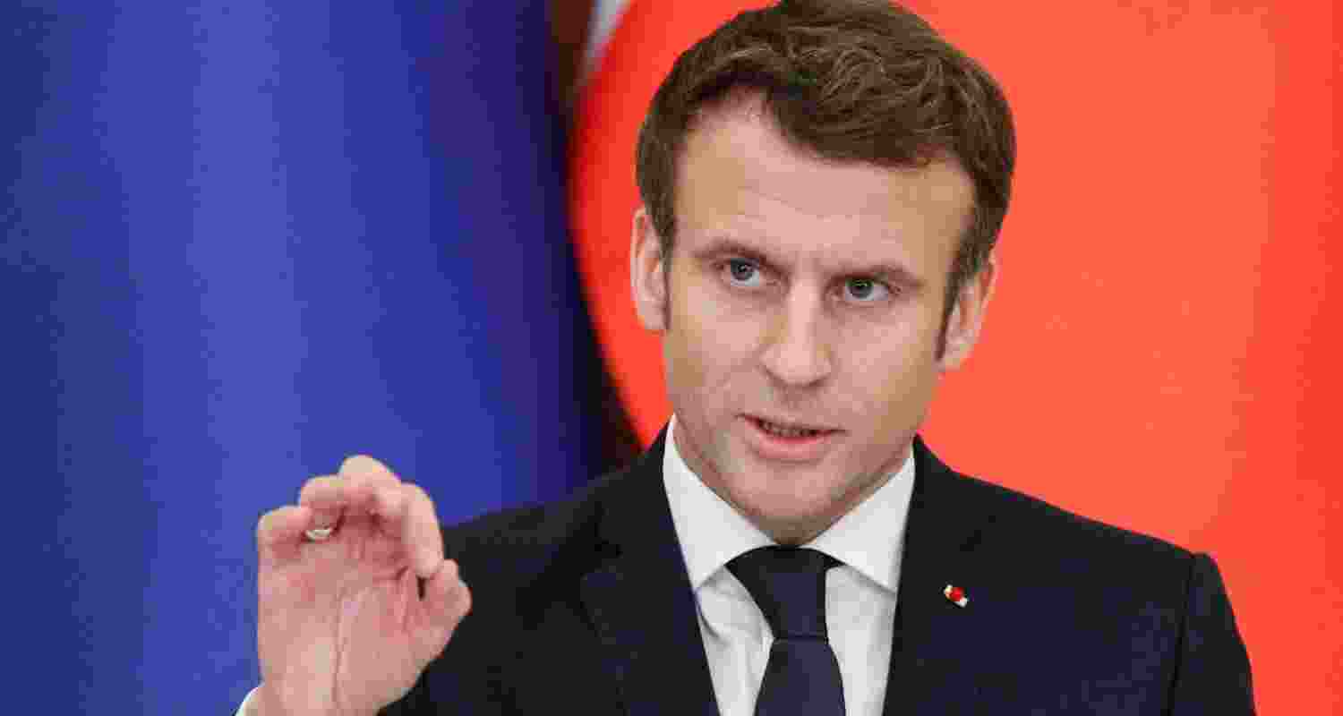 French President Emmanuel Macron.