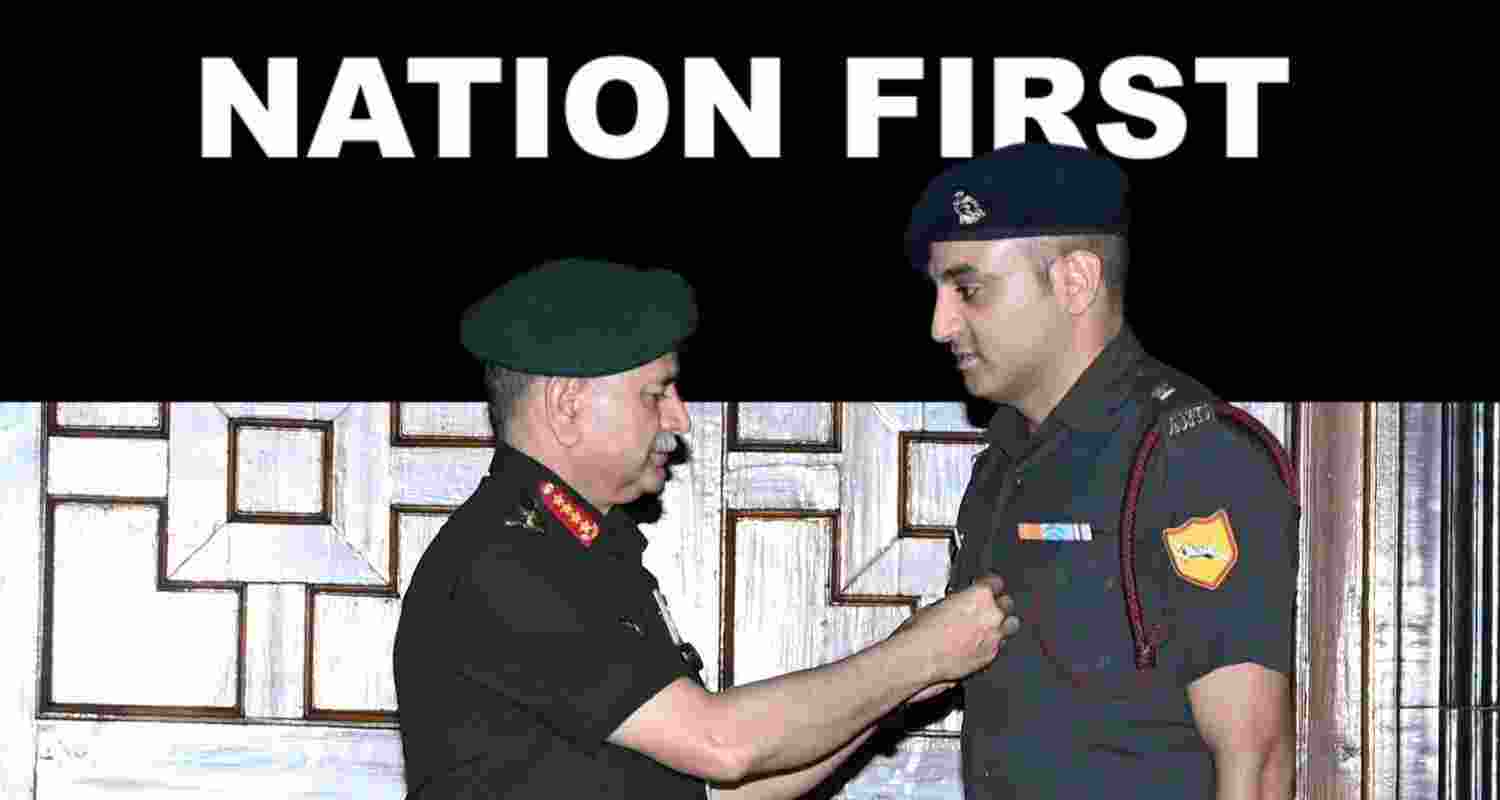 Army chief felicitates officer who delivered baby at station