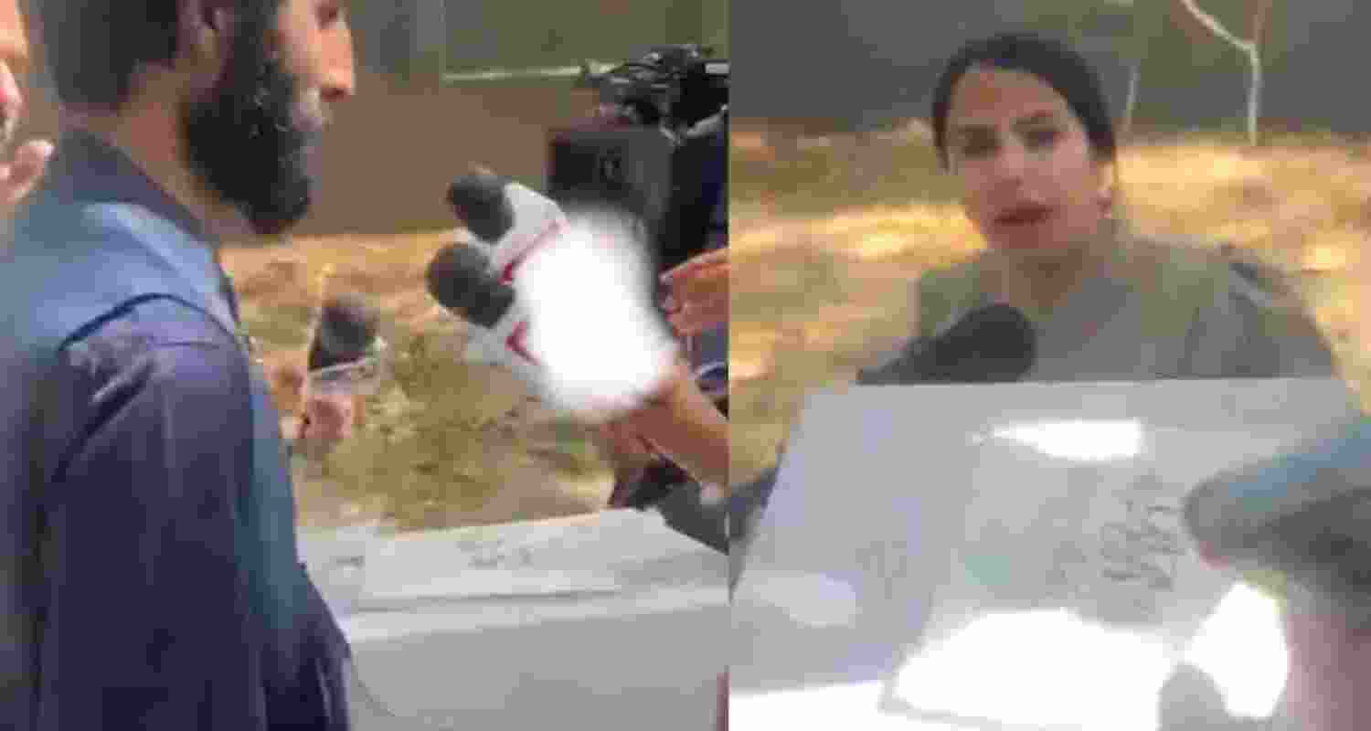 Man seen carrying a cake to Pakistan High Commission amid Pahalgam terrorist attack.