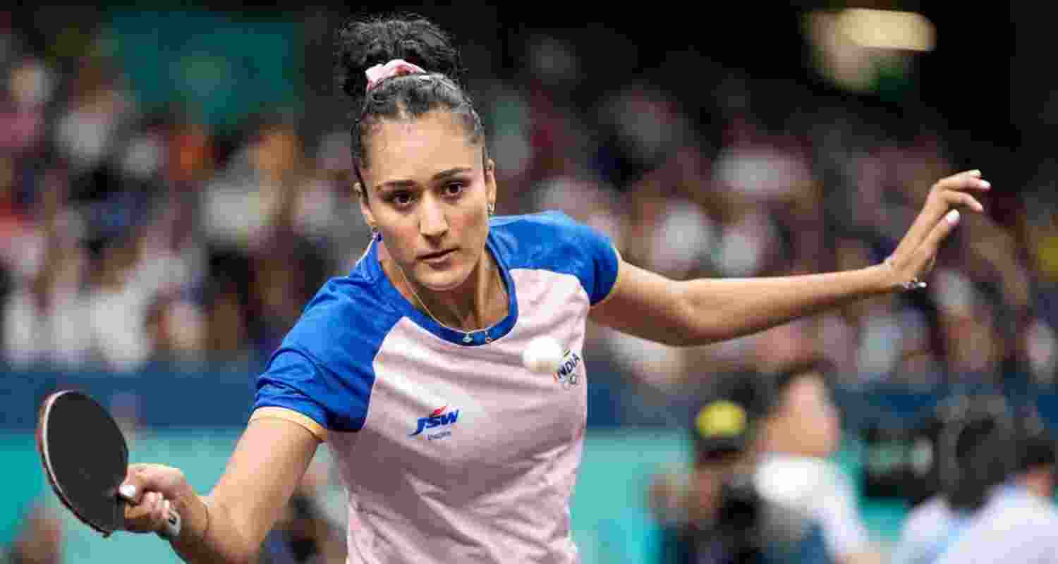 Manika Batra during a match. File Photo.