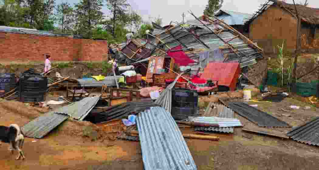 The May 5 hailstorm damaged nearly 15,400 houses along with causing potential damage on agricultural land. The May 5 hailstorm damaged nearly 15,400 houses along with causing potential damage on agricultural land.
