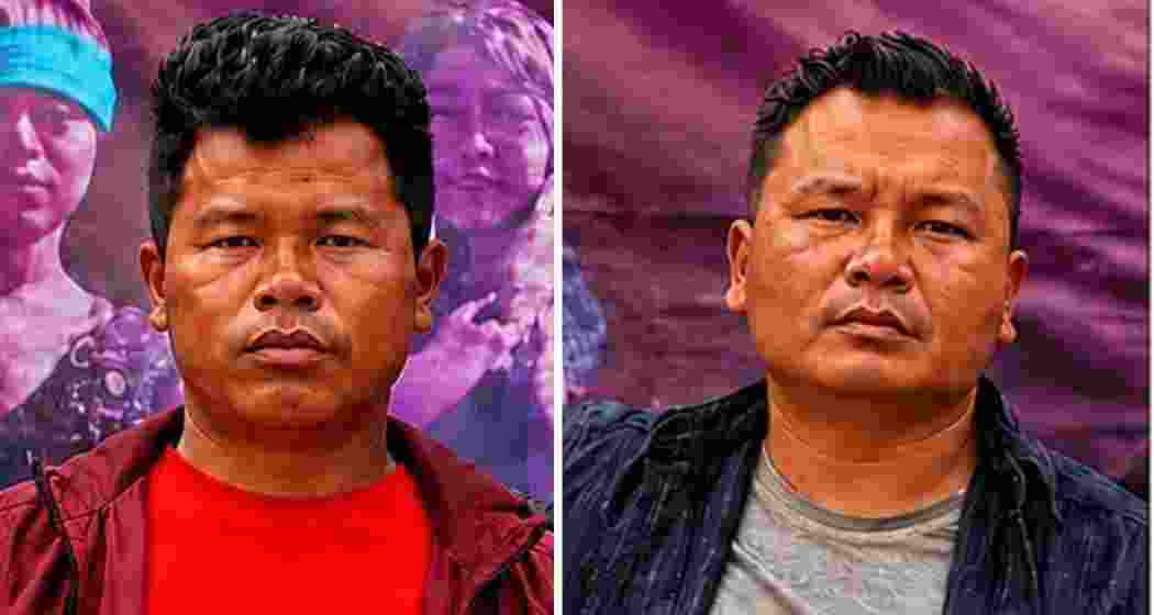 The two deceased, Letminlun Haokipop, 35, (R) and Lunminthang Haokipop, 23 (L), were killed when armed assailants attacked Kultuh village in Manipur's Kamjong district, opening fire and torching home.