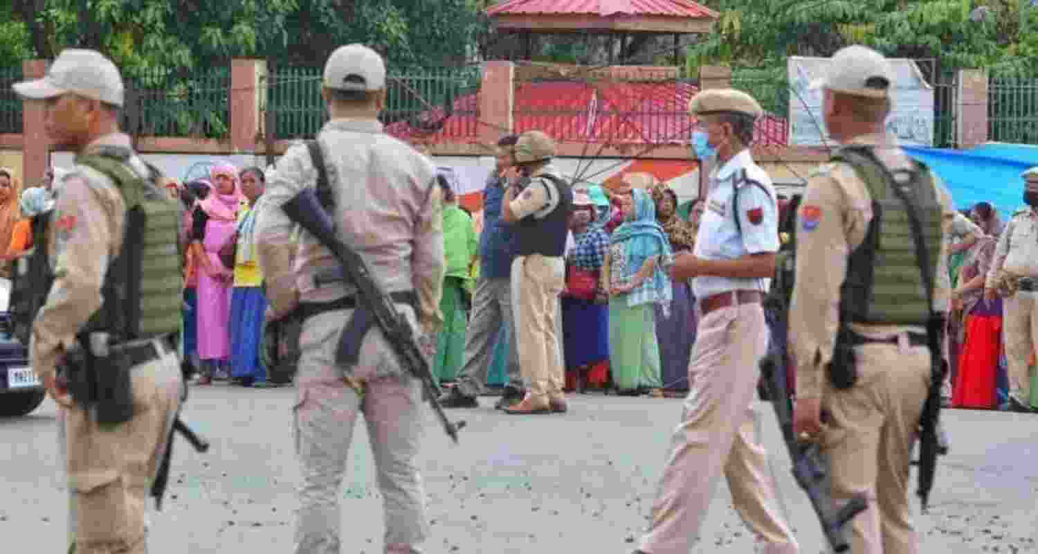A representative image of Manipur police. A representative image of Manipur police.