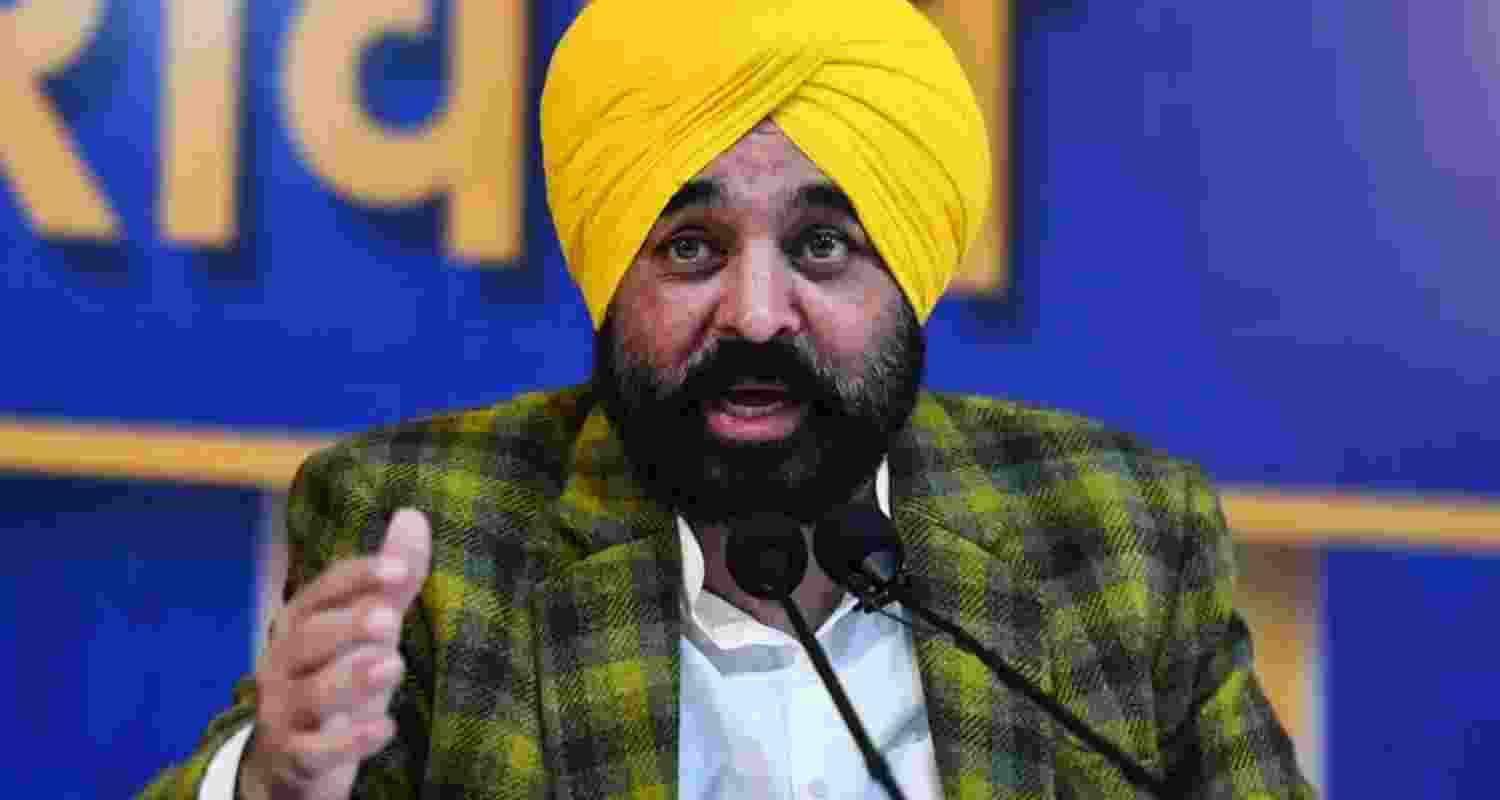 Punjab CM Mann. Punjab CM Mann.