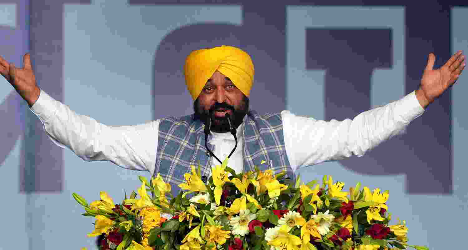 Bhagwant Mann at the India bloc's "Loktantra Bachao rally", Bhagwant Mann at the India bloc's "Loktantra Bachao rally",