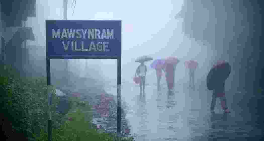 File image of heavy downpour in Mawsynram (Photo: Concord Travels & Tours/meta)