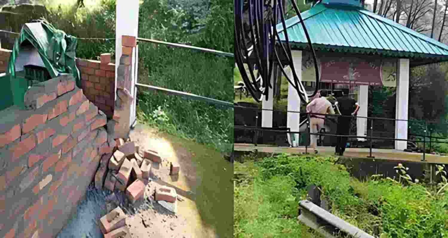 Image of the 'Lakhdatta Peer' mazar, via X. Image of the 'Lakhdatta Peer' mazar, via X.