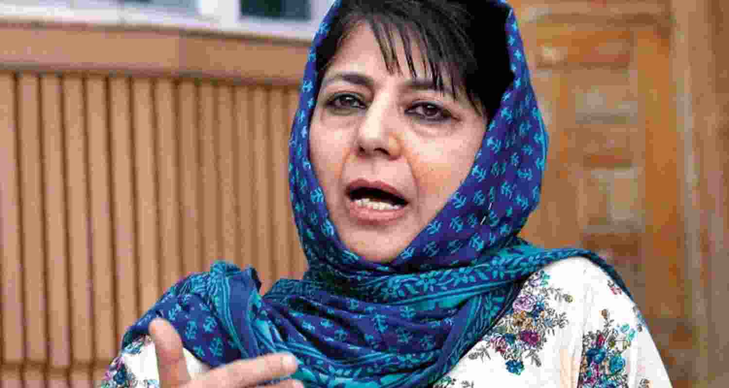 PDP chief Mehbooba Mufti.