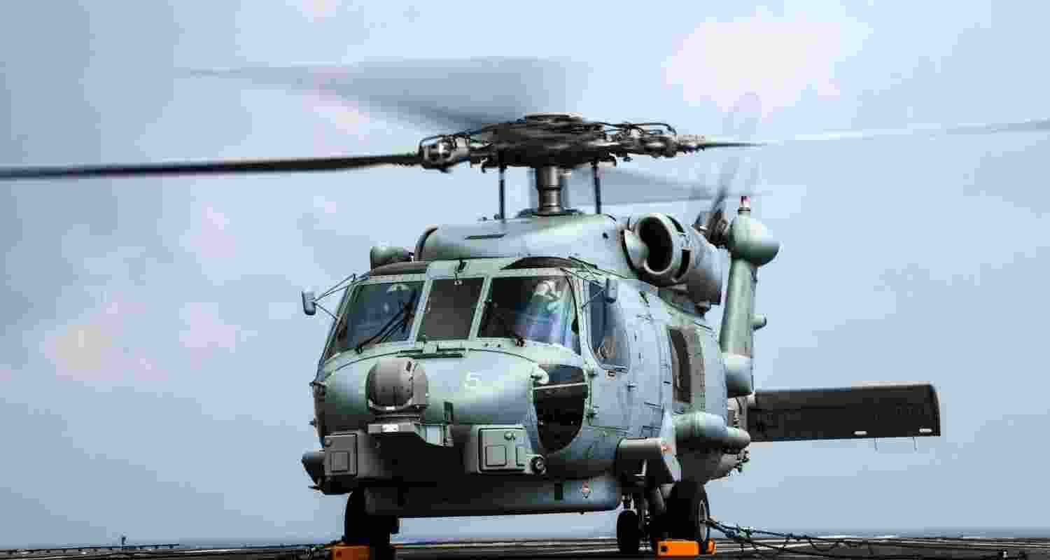 The MH-60R Helicopter. Image via X.