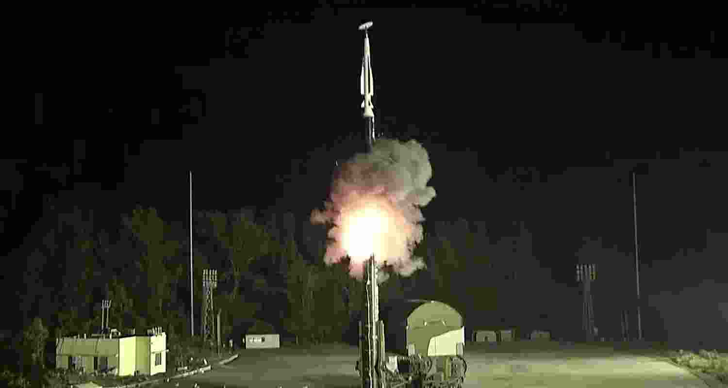 Flight trial of DRDO's long range hypersonic missile being successfully conducted at Dr. APJ Abdul Kalam Island, off-the-coast of Odisha. Flight trial of DRDO's long range hypersonic missile being successfully conducted at Dr. APJ Abdul Kalam Island, off-the-coast of Odisha.