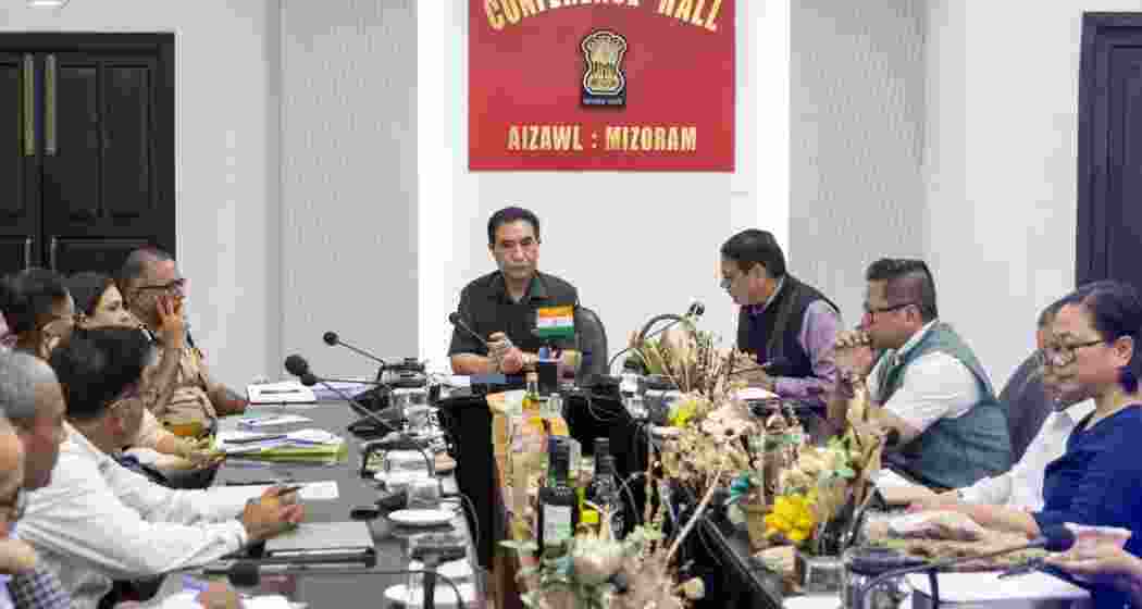 Mizoram Chief Minister holds a meeting with officials in Aizawl before Prime Minister Narendra Modi’s visit
