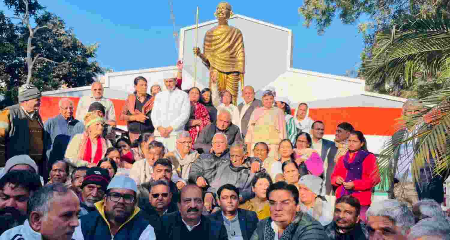 Former Haryana CM Bhupinder Hooda leads Rohtak protest against changes to MGNREGA